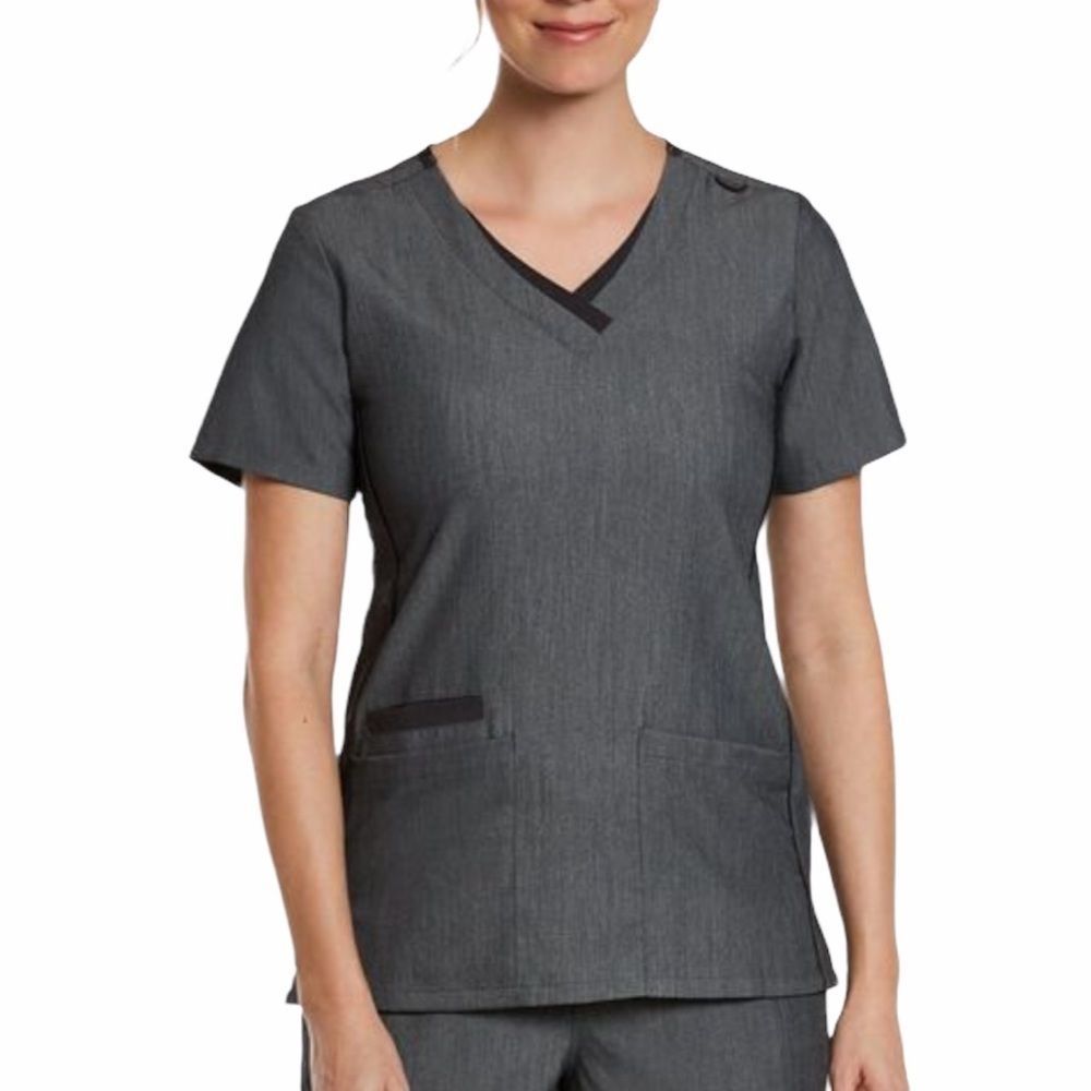 Excellent! Maevn Matrix Pro‎ Contrast Double V Neck Scrub Top